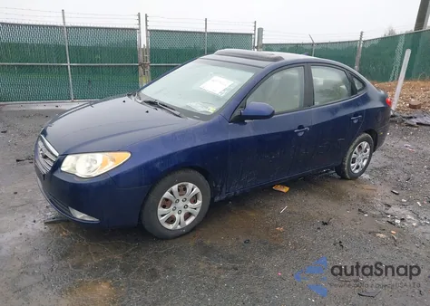 2009 Hyundai Elantra Gls from USA, damaged, VIN KMHDU46D39U746225